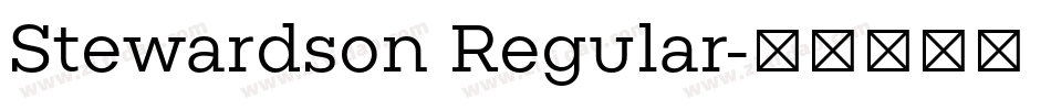 Stewardson Regular字体转换